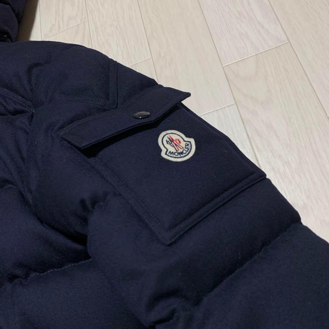 ★極美品★ モンクレール　モンジュネーブル　0 ネイビー　3D187