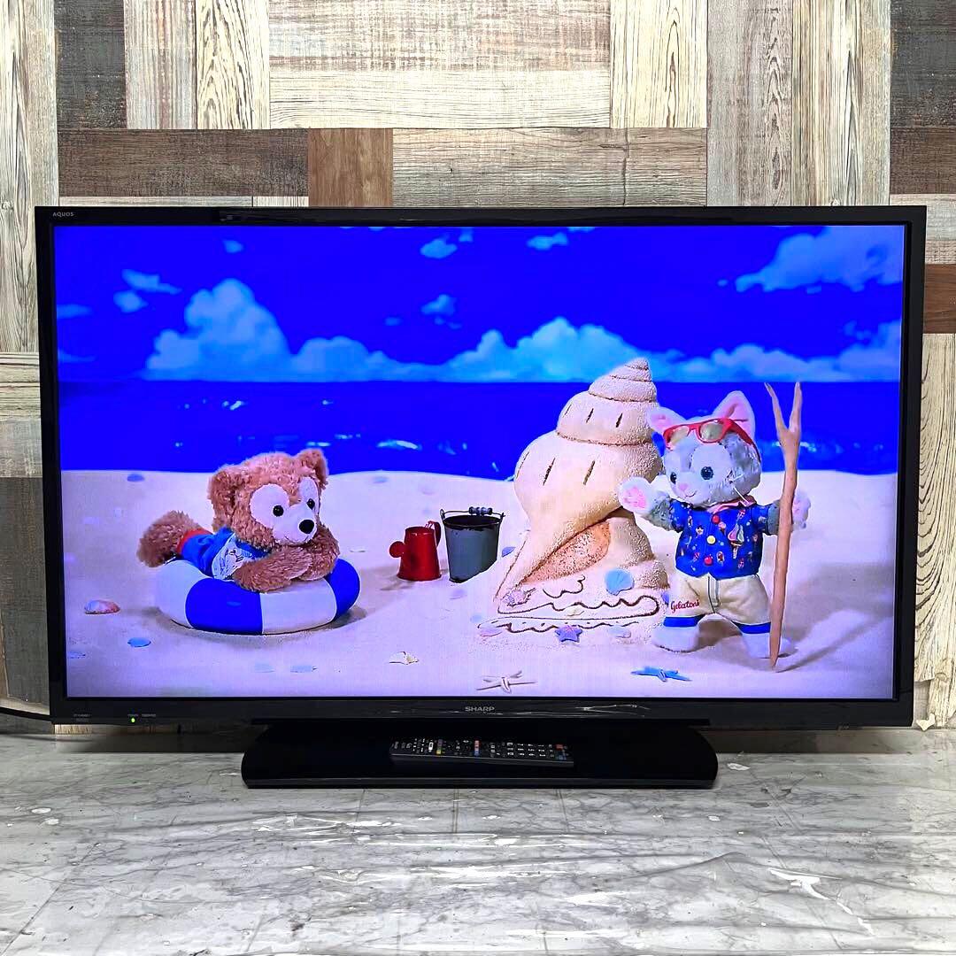 全国送料込❣️シャープ40型テレビ Wチューナ外付HDD裏録画2T-C40AE1