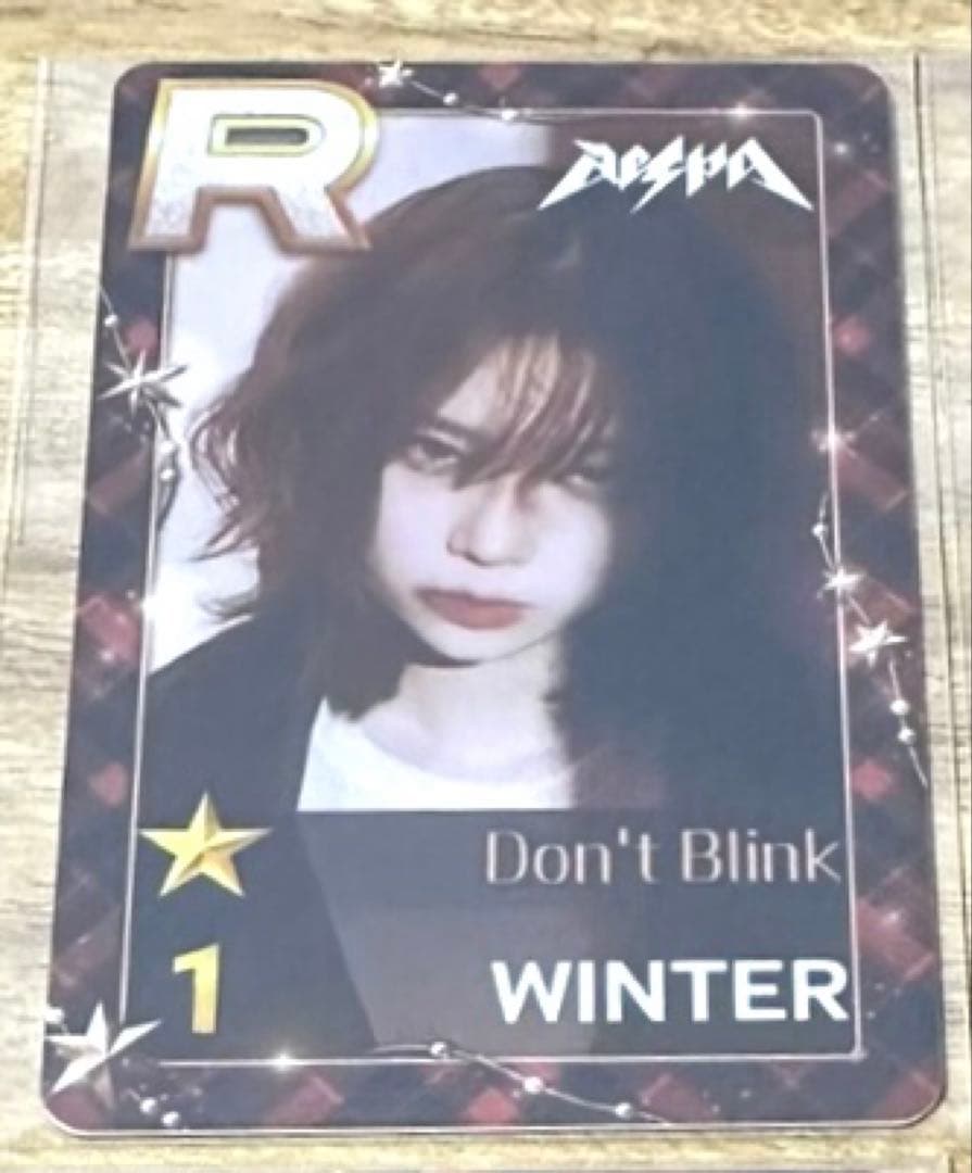 aespa ウィンター STAR+ING クリスマス限定 トレカ C