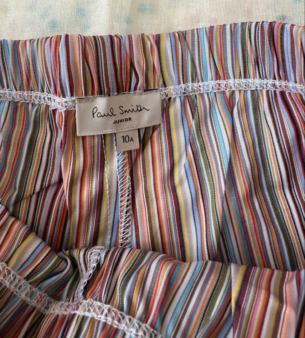 タグなし新品　ポールスミスジュニア　Tシャツ　ズボン　10A 140