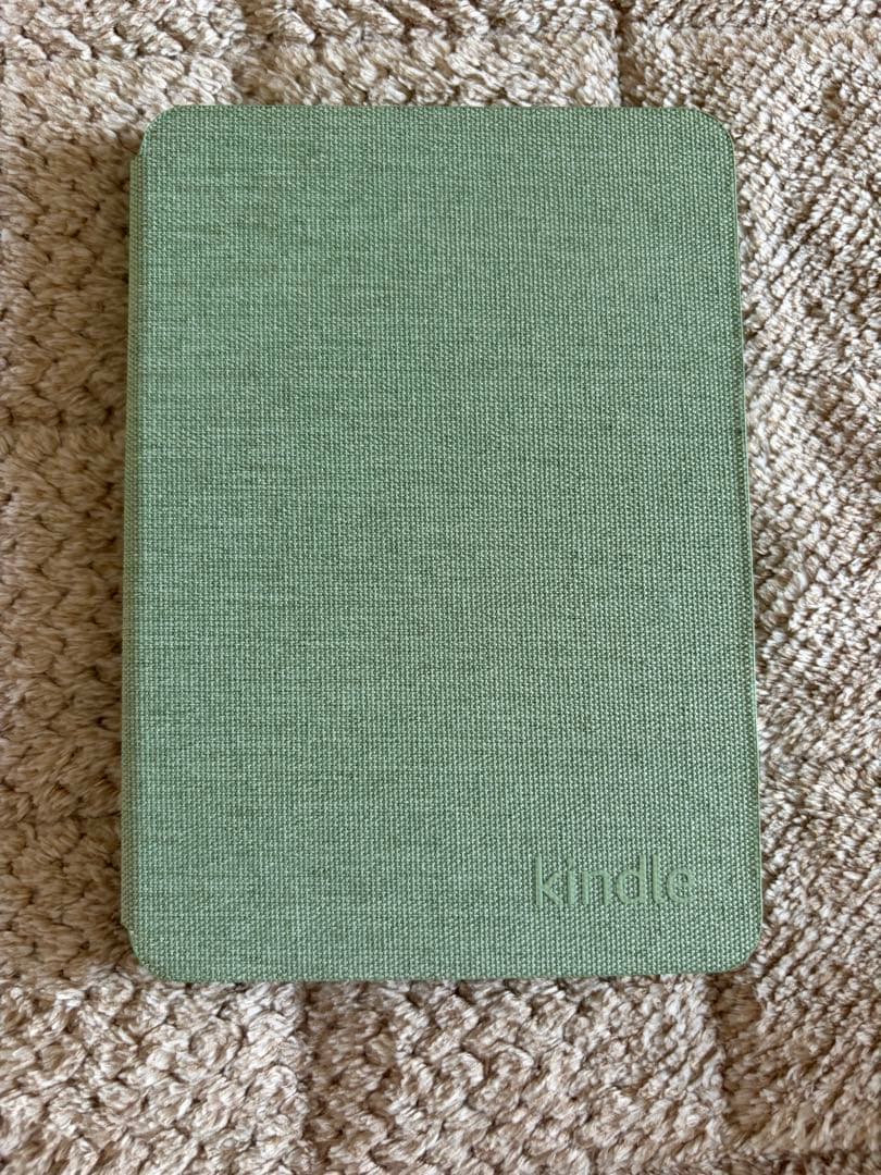 Kindle グリーン 本体　カバー付き