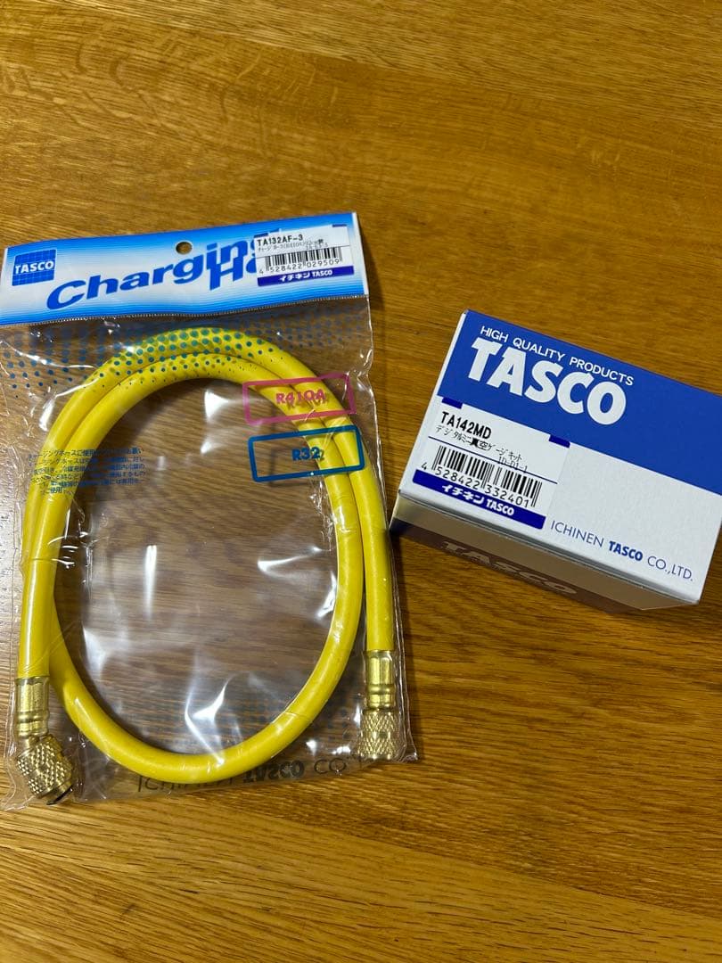 TASCO TA142MD 真空ゲージ チャージホースセット