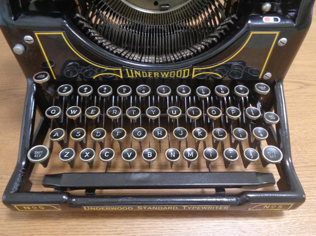 実働品　UNDERWOOD No.5 シカゴタイプライター　1930年製