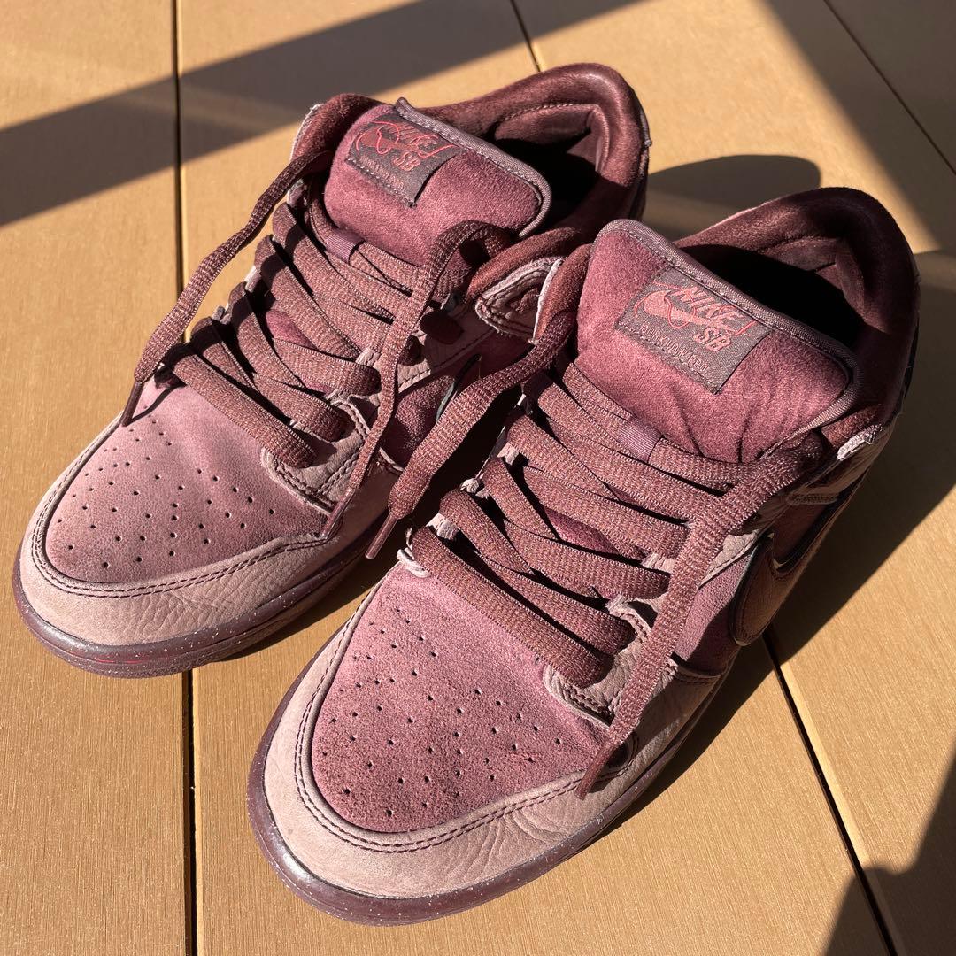 SB DUNK LOW PRM City of love バーガンディ27.5