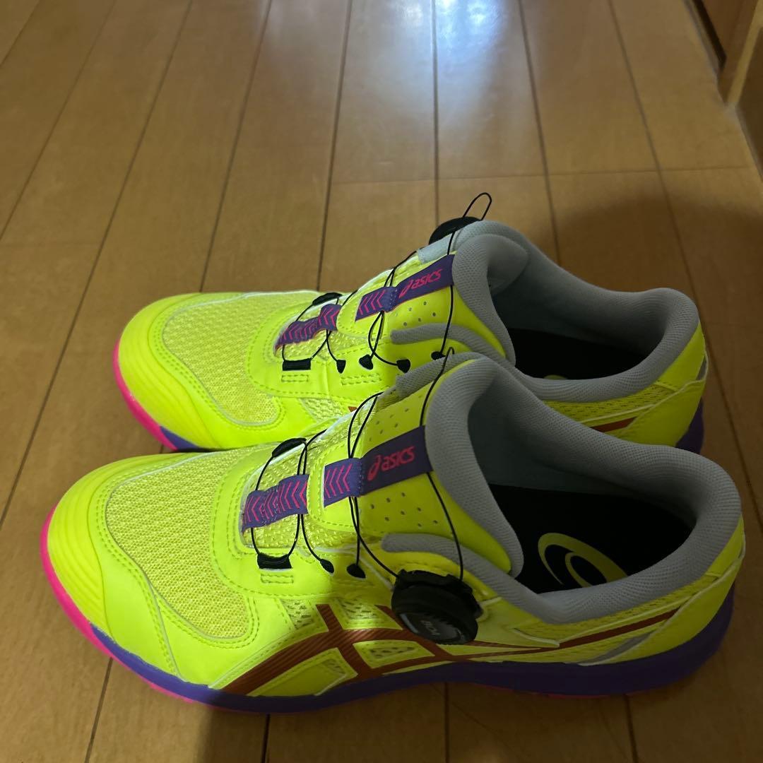 ASICS ネオンイエロー 安全靴