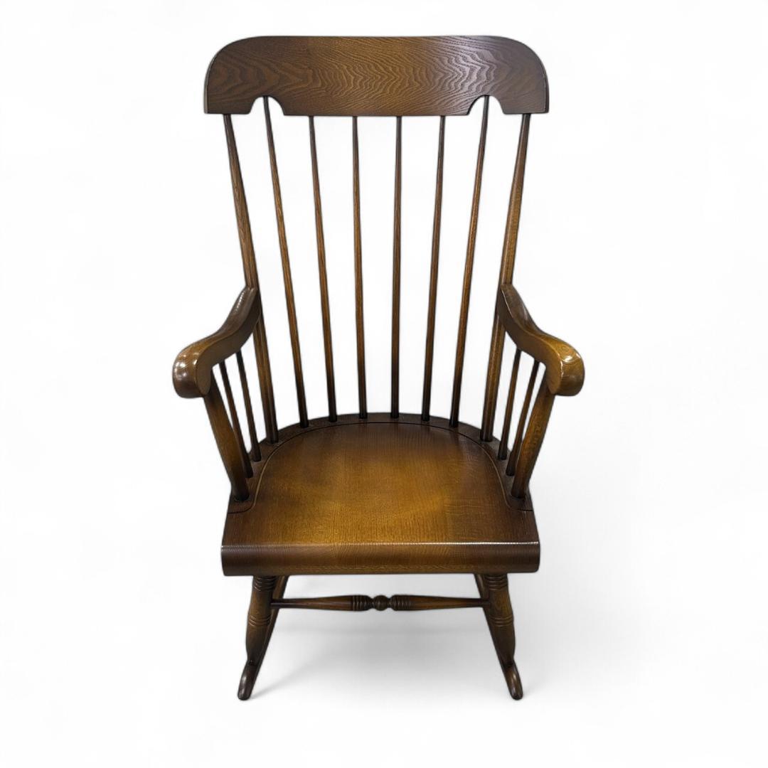 色合い良好！飛騨産業 HIDA キツツキマーク ロッキングチェア 揺り椅子