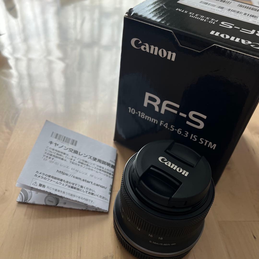 ぽんこ。超美品★Canon RF-S 10-18mm