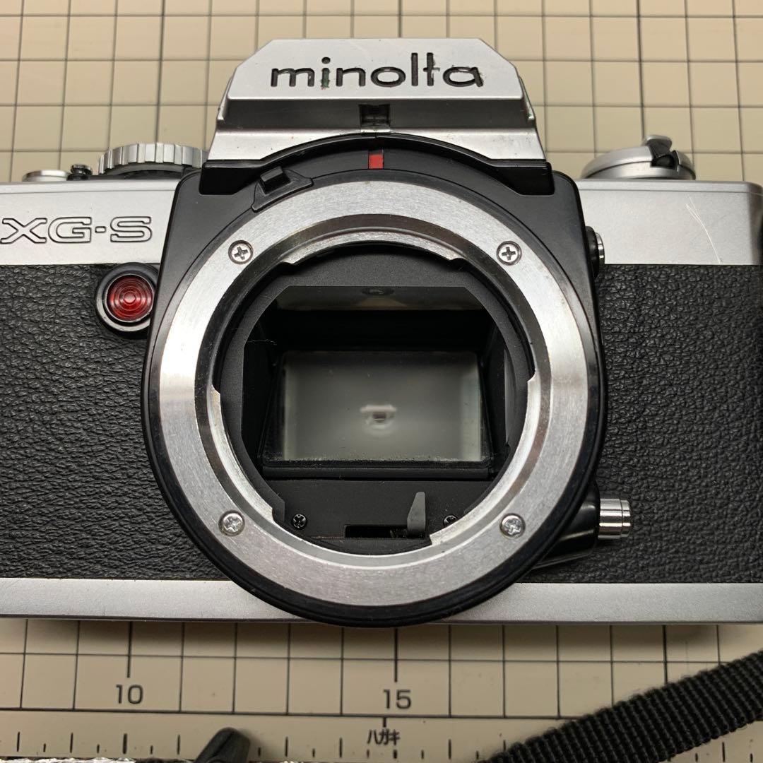 フィルムカメラ minolta XG-Sレンズ2個セット各種取説付属！