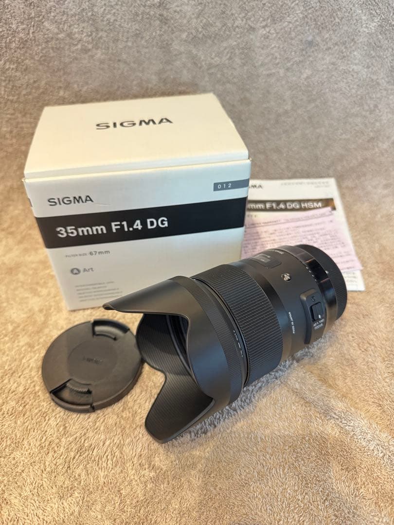 SIGMA 35mm F1.4 DG レンズ　キャノン用