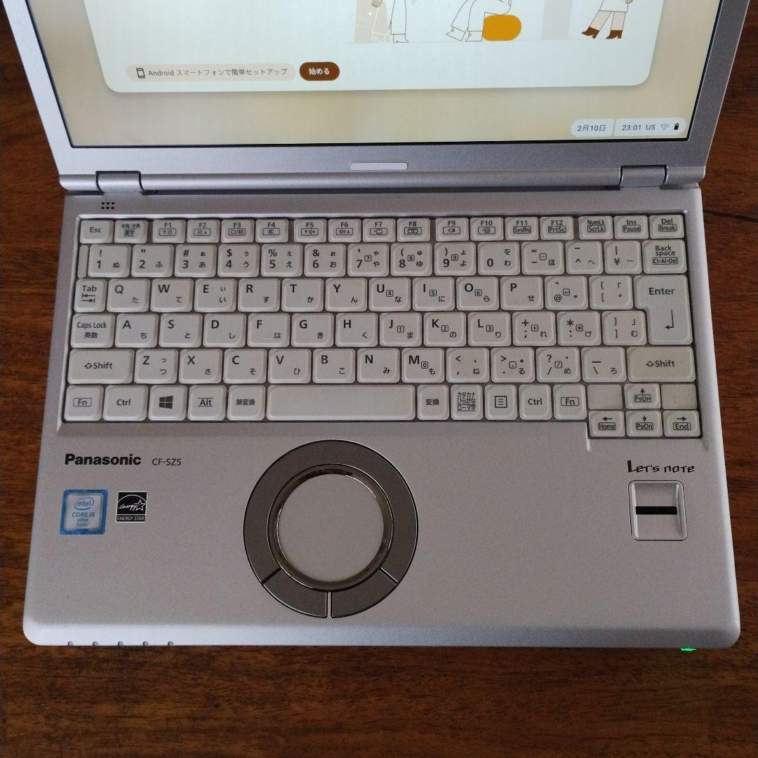 Panasonic レッツノート CF-SZ5 ChromeOS搭載