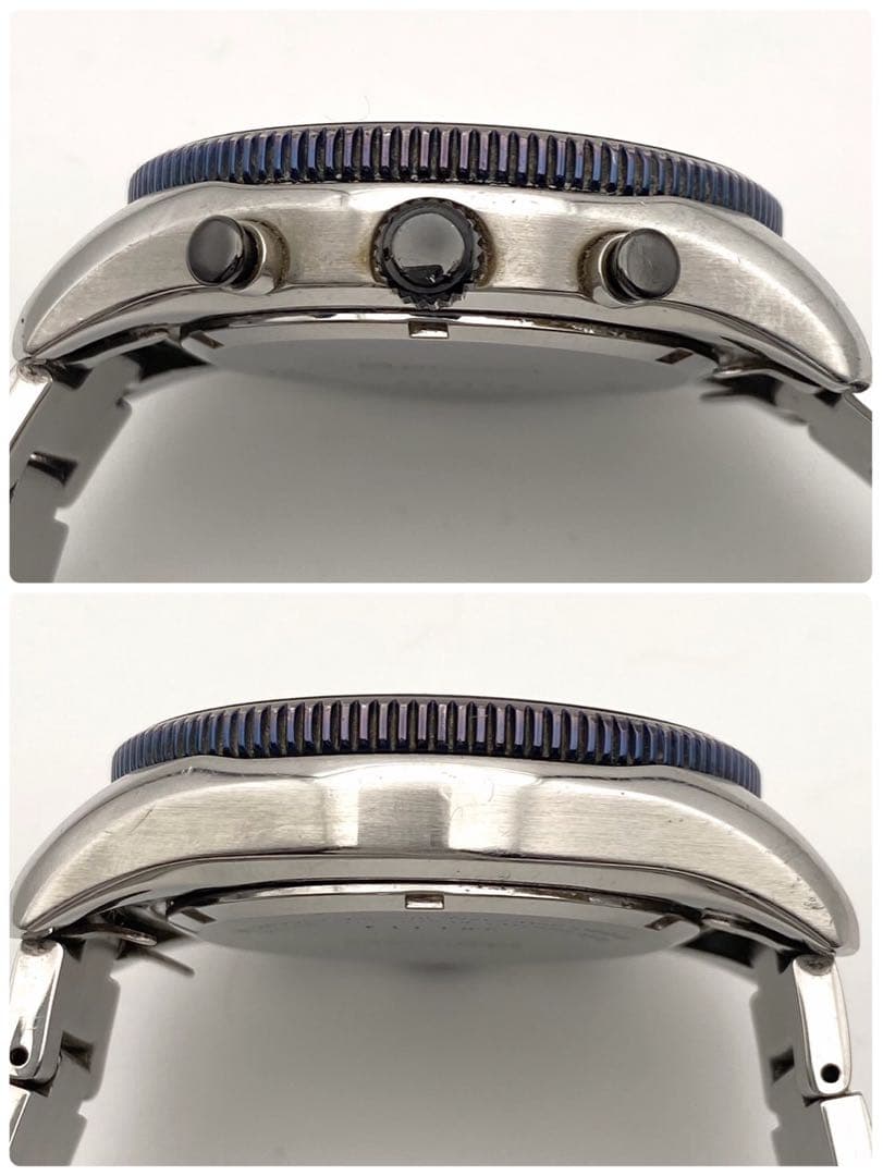 【稼動品】SEIKO クロノグラフ ソーラー 腕時計 V174-0AD0