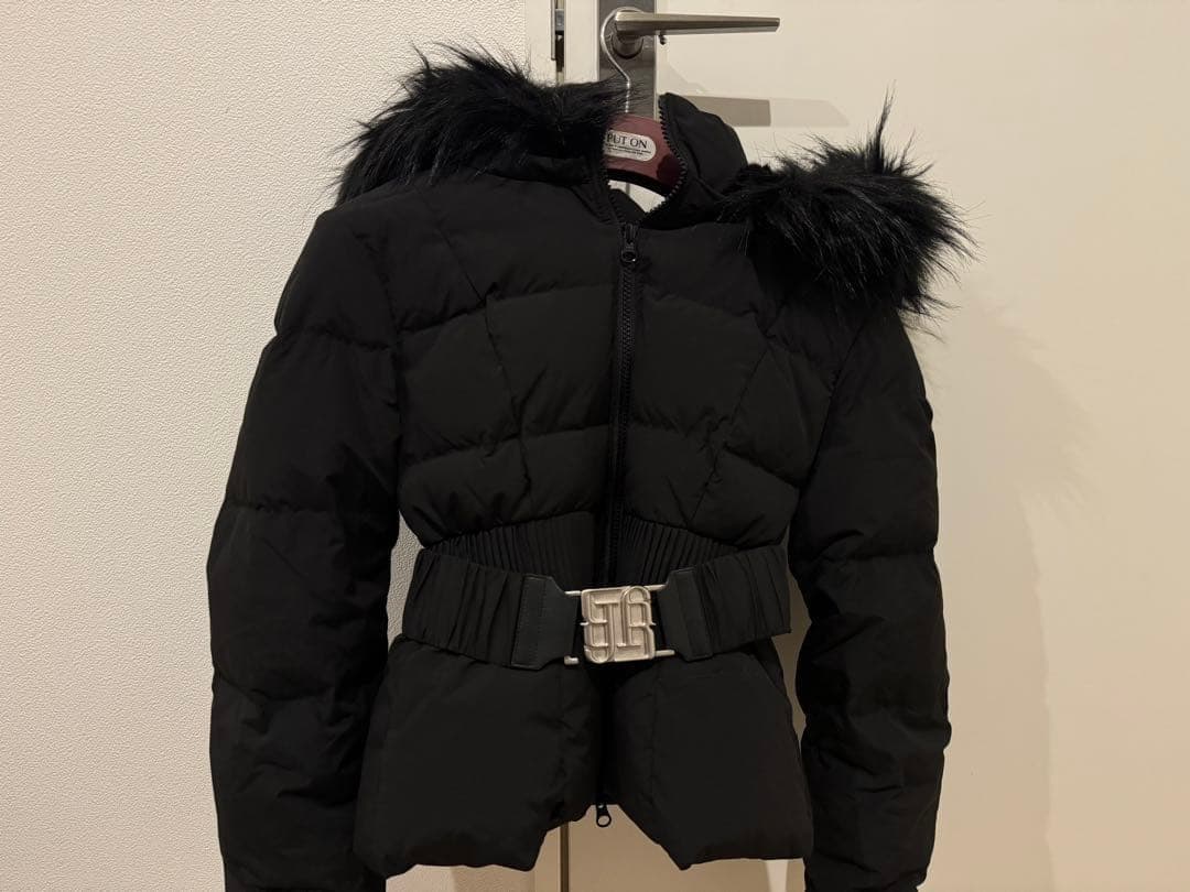 ファー付きショートダウンジャケット