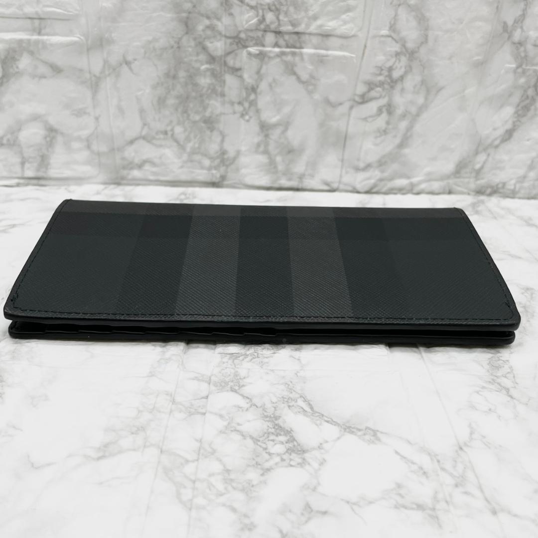 未使用級✨ Burberry バーバリー　長財布 二つ折り スモークドチェック