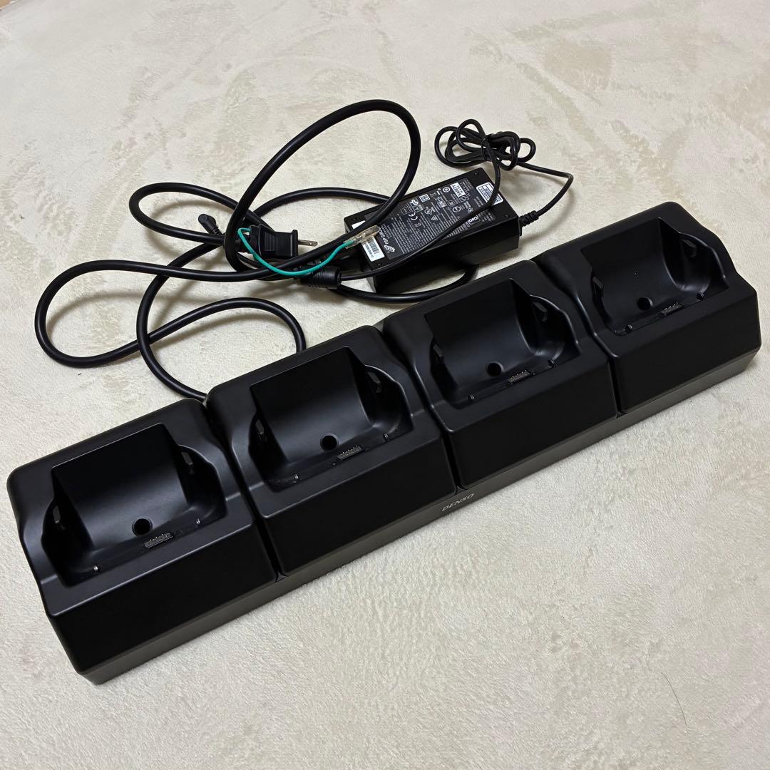 デンソーウェーブ CH-M80-4 4連充電器　BHT-M80用　ACアダプタ付