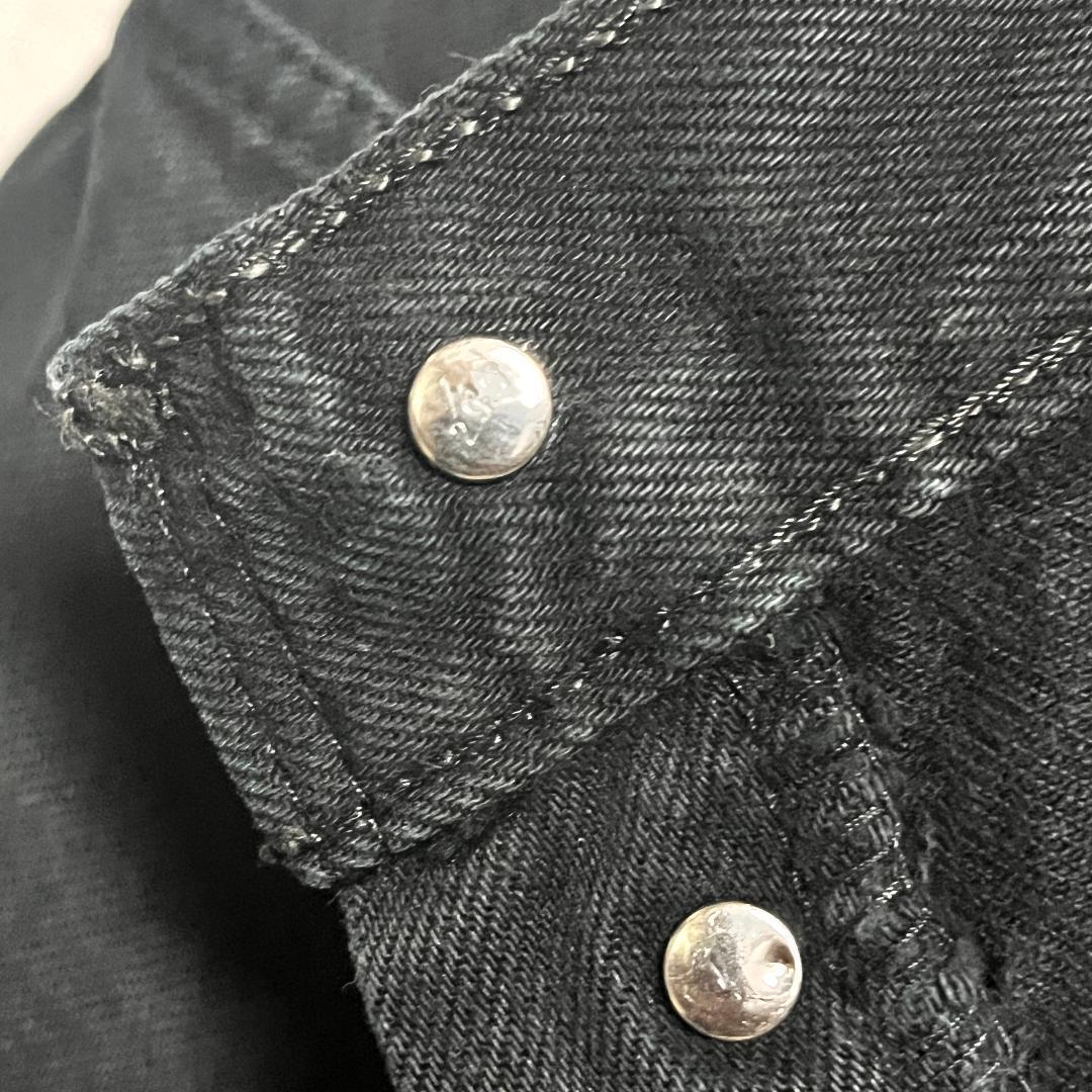 90's 英国製 Levi's ユーロリーバイス 501 後染め 黒 W34