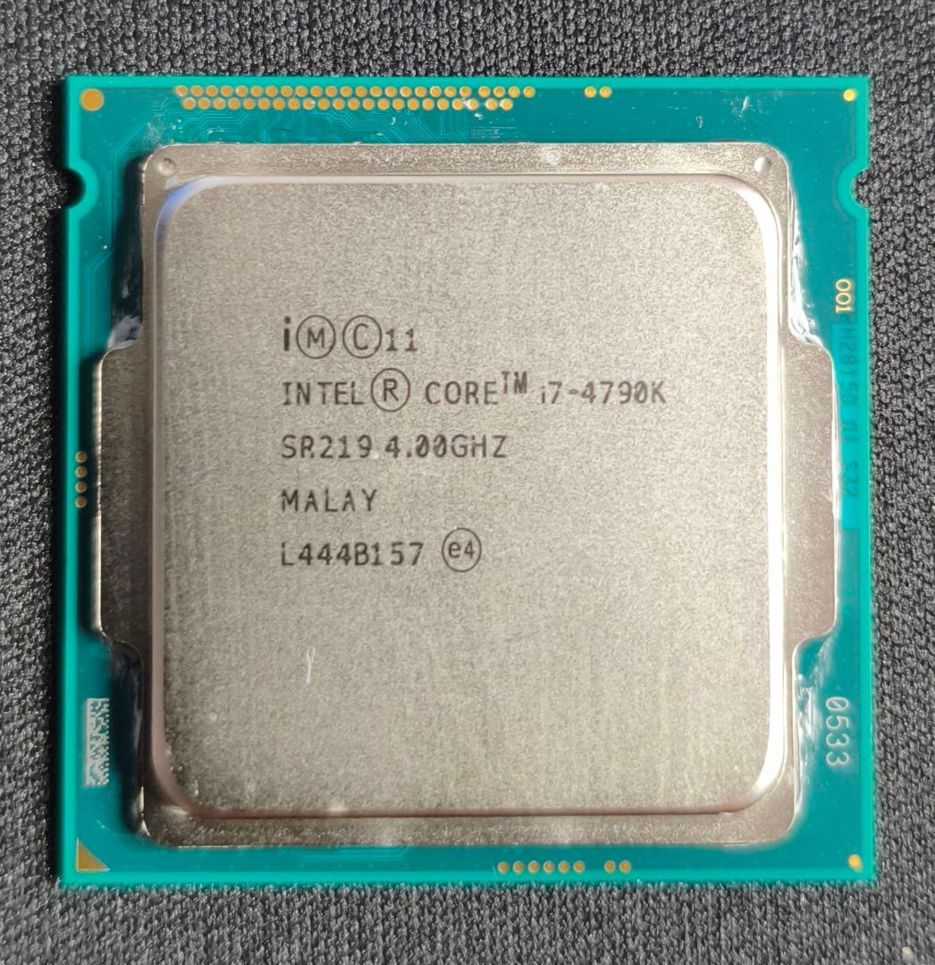 CPU intel CORE i7 4790K 3枚