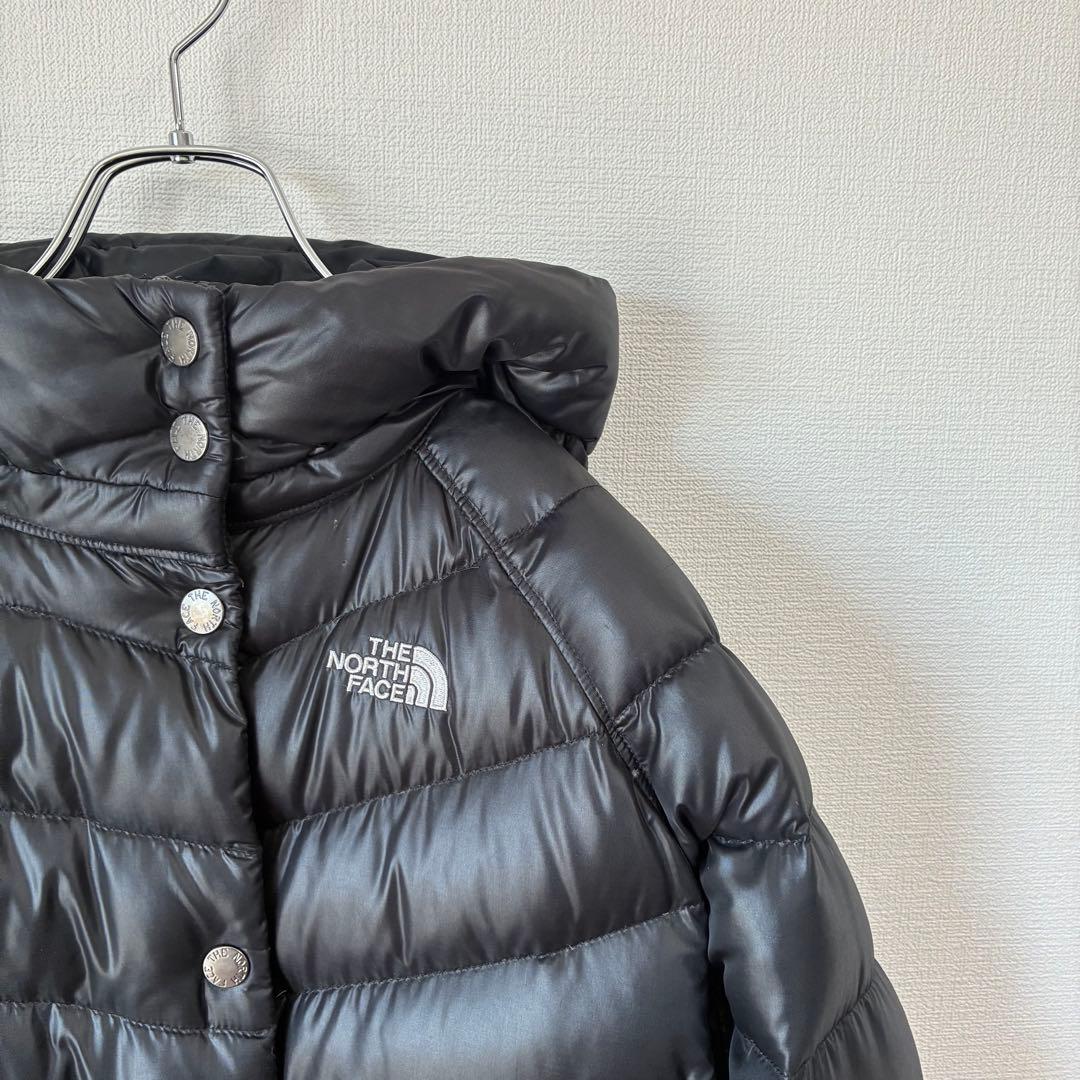 美品 THE NORTH FACE ショート丈ダウン 黒 S