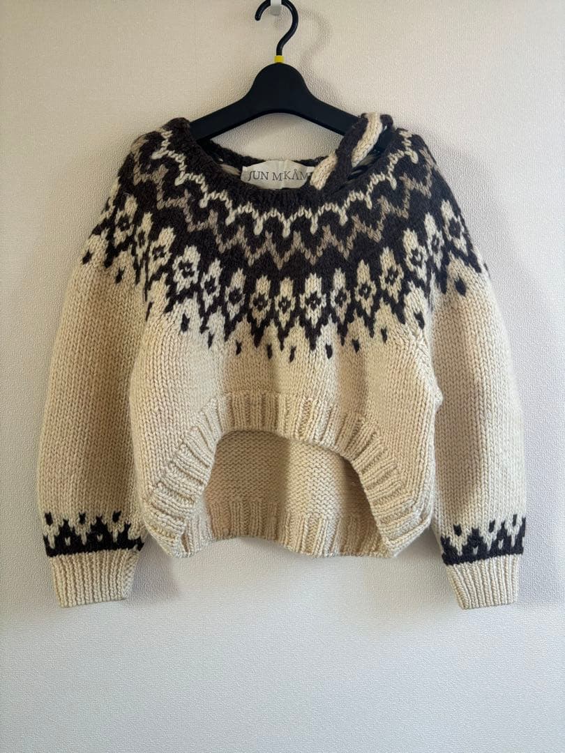 jun mikami ジュンミカミ ニット ノルディック柄