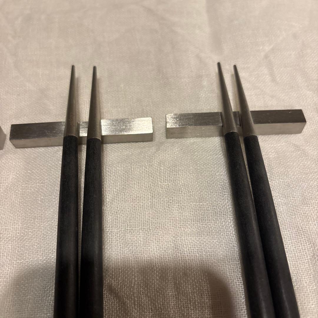 クチポール　箸＆箸置き　4セット　Cutipol