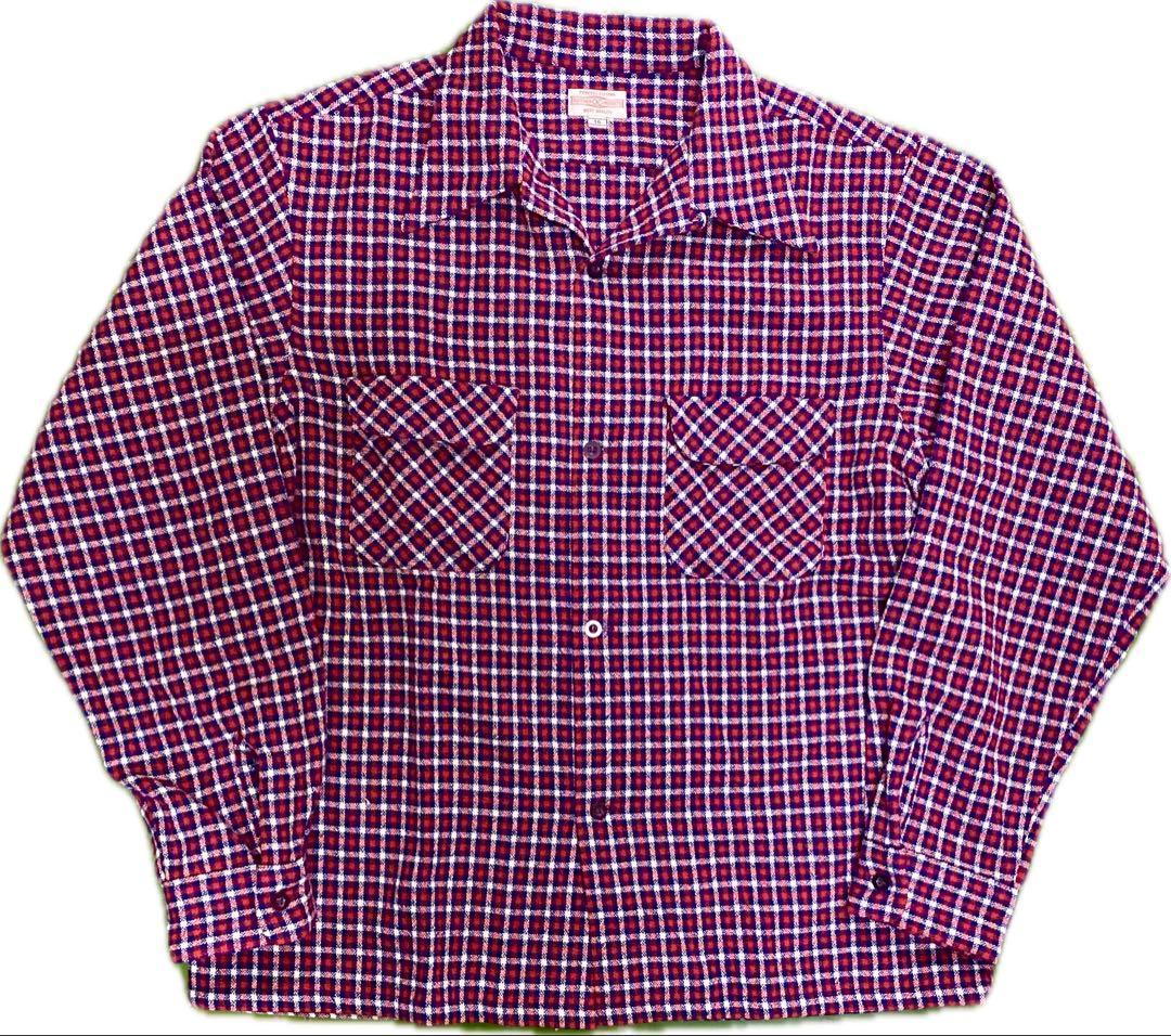 Butcher products Atlast&co ボックス ウールシャツ