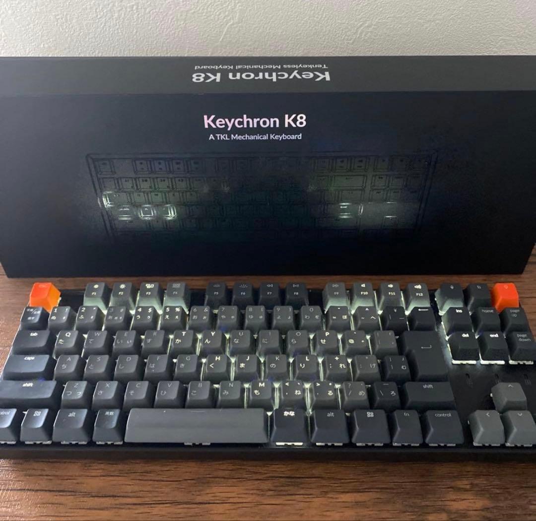 Keychron K8 ワイヤレス メカニカルキーボード JIS配列 茶軸