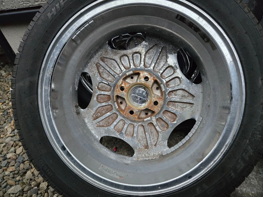 ESTATUS 15インチ クロームホイール・タイヤセット