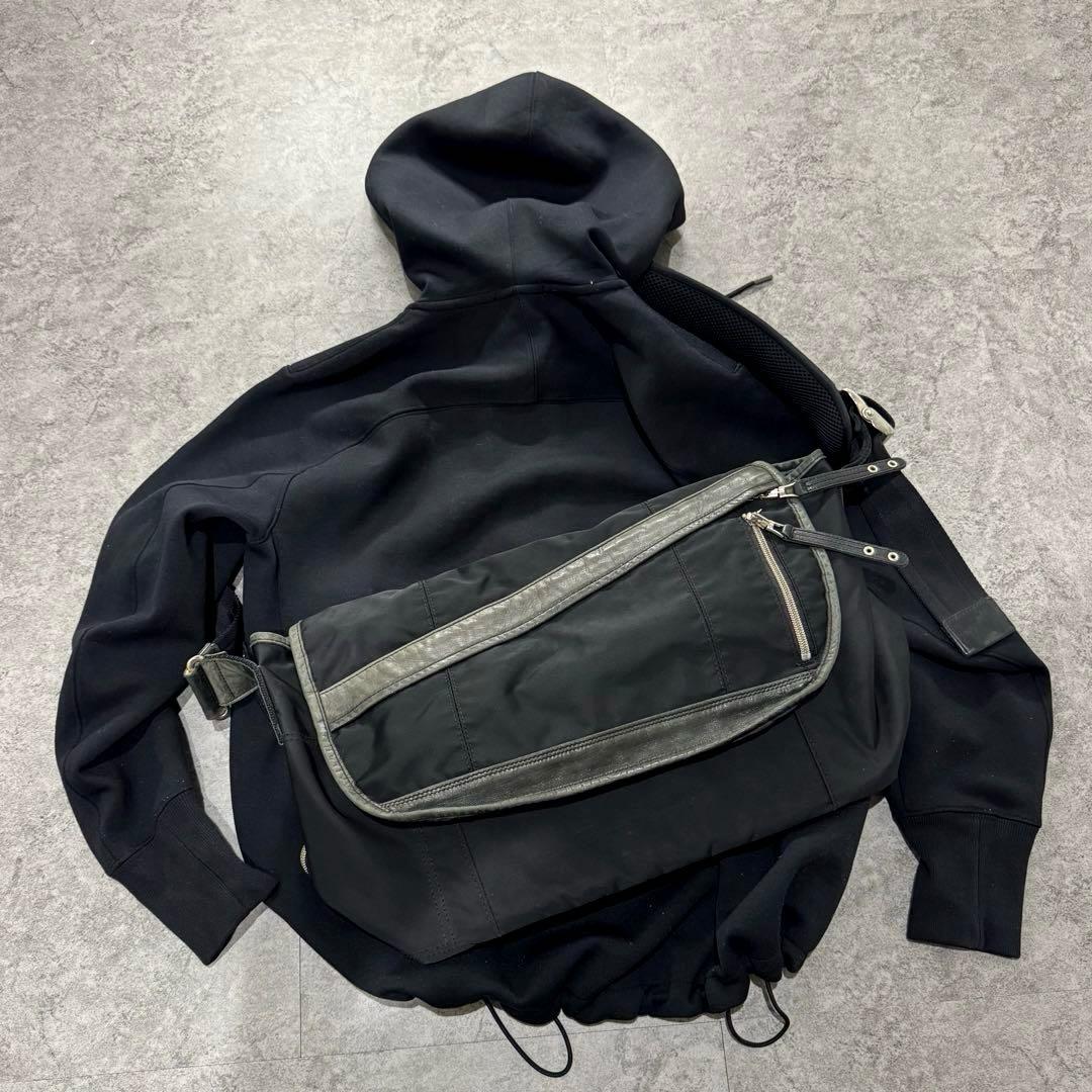 00s master piece messenger bag Y2K 馬革