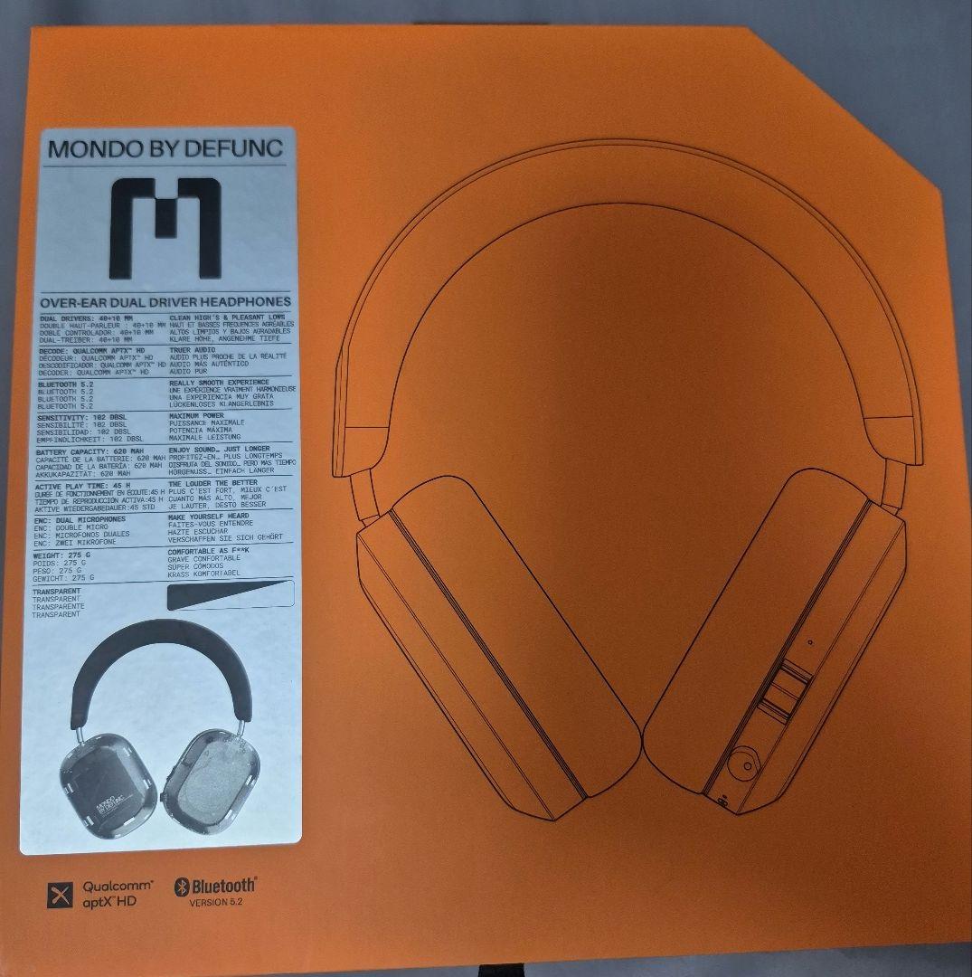 MONDO BY DEFUNC ワイヤレスヘッドホン