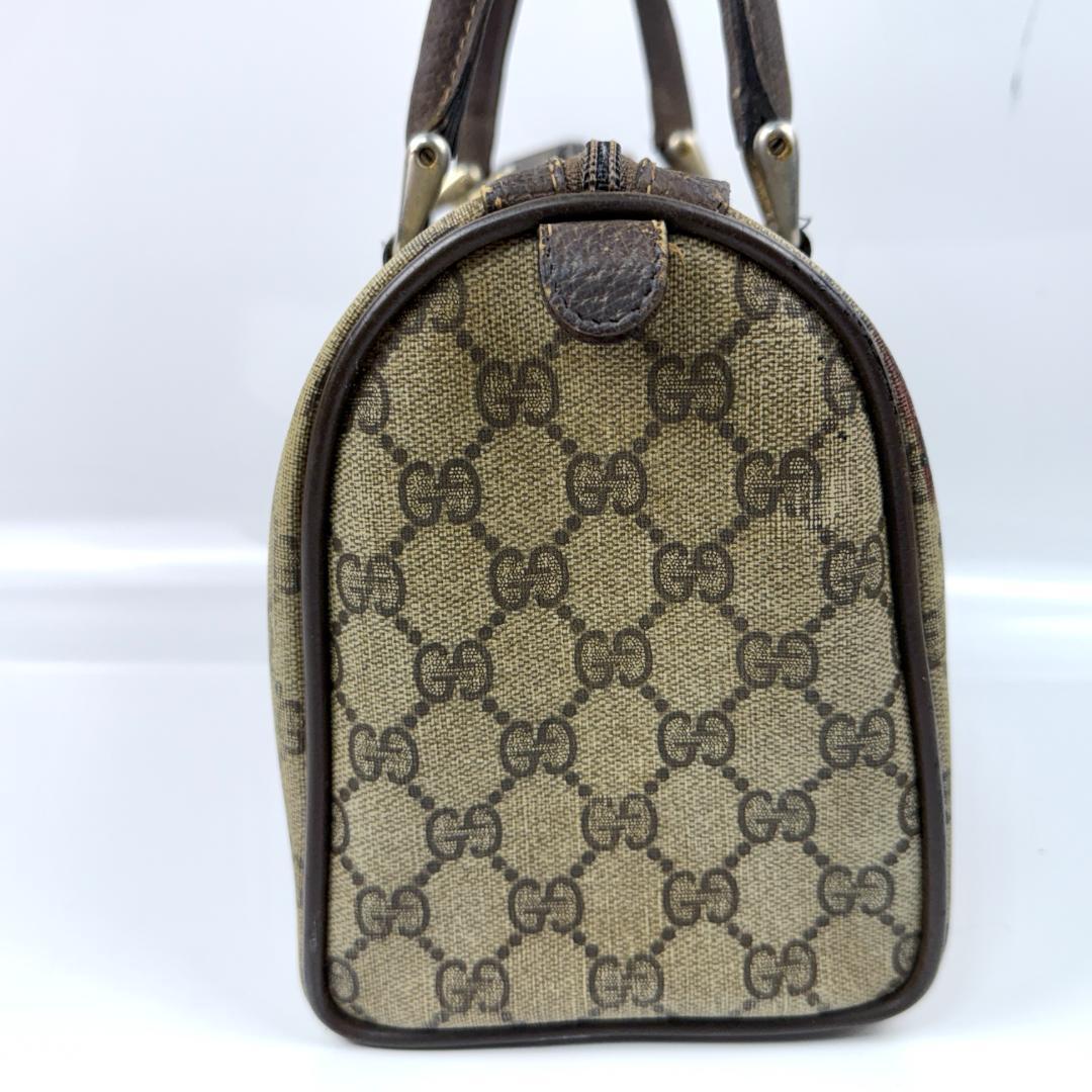 オールドグッチ ボストンバッグ シェリーライン GG インターロッキング金具