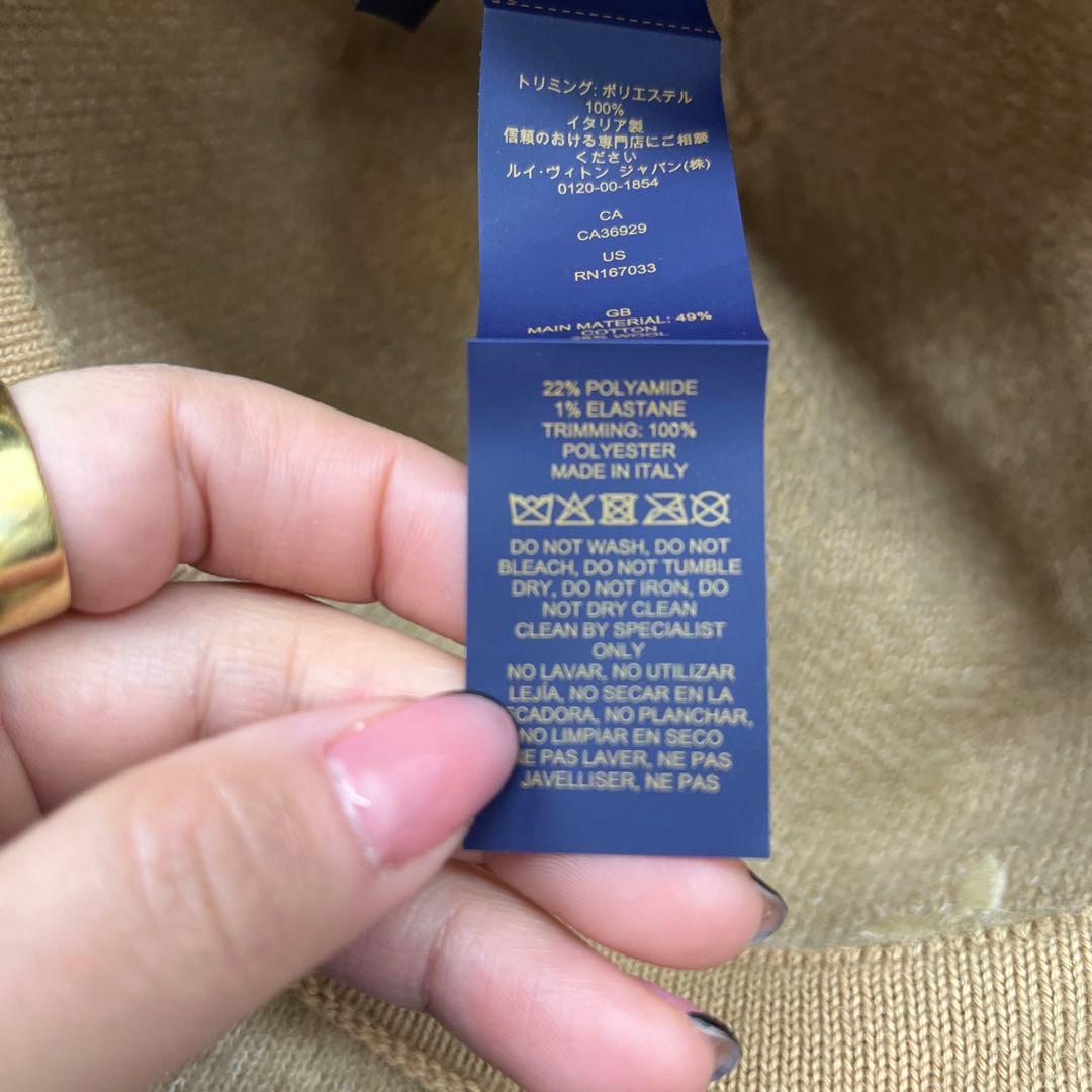 ルイヴィトン　キャップ　帽子　ベージュ