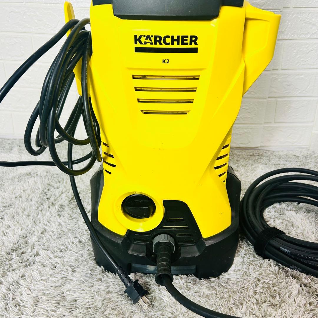 ケルヒャー K2 高圧洗浄機 ランス3本付属 旧型 動作OK 清掃 洗車