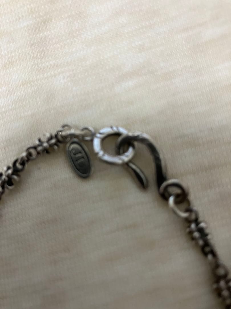 ジャスティンデイビス　シルバー フラワーモチーフ ネックレス