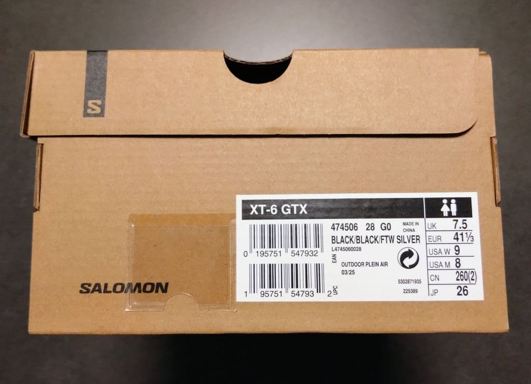 SALOMON XT‐6 GORE‐TEX スニーカー