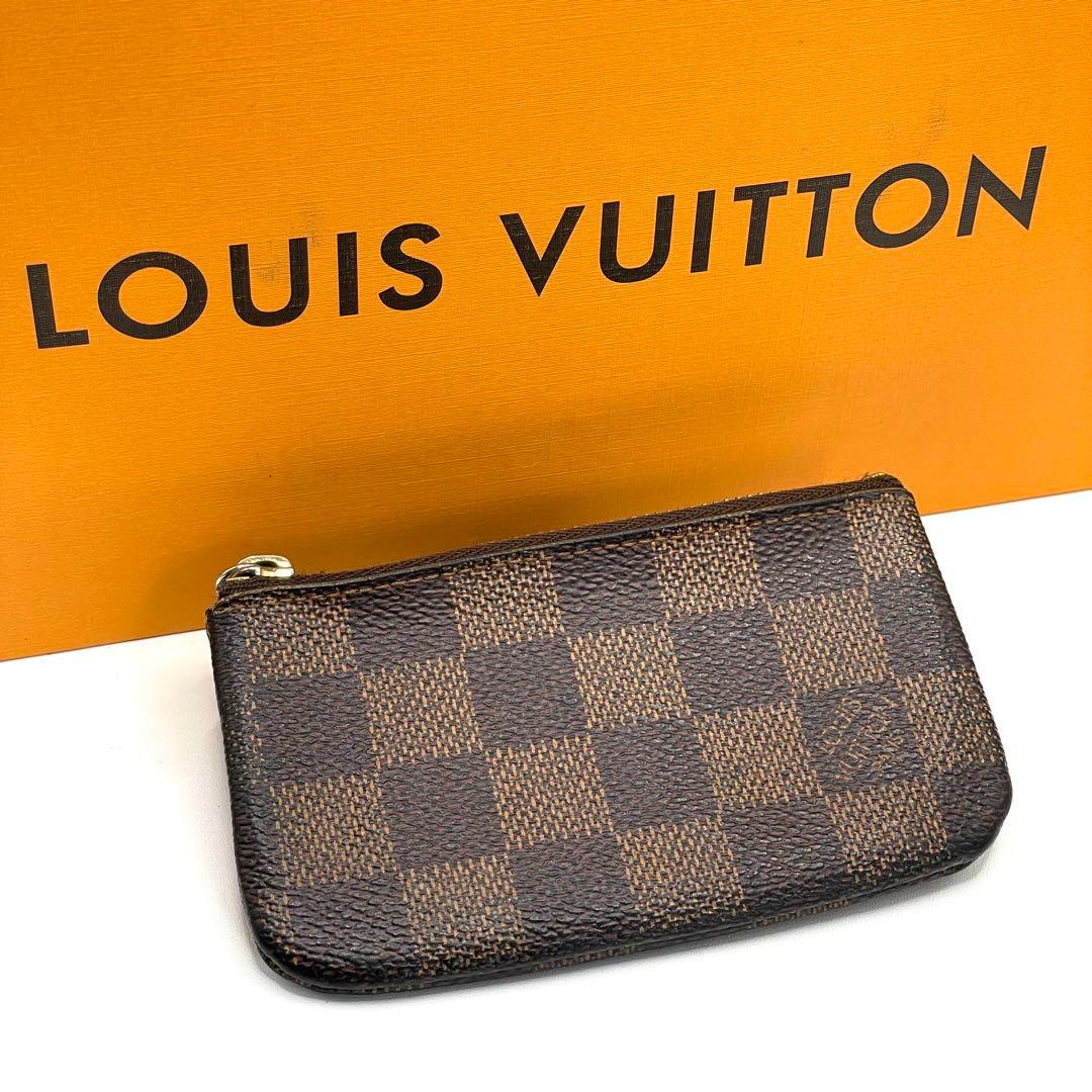 LOUIS VUITTON ダミエ ポシェット クレ キーリング付 パース