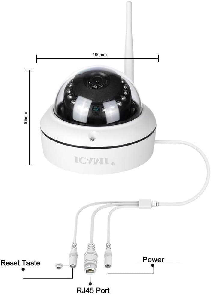 高画質防犯カメラ HD 1080P ワイヤレス