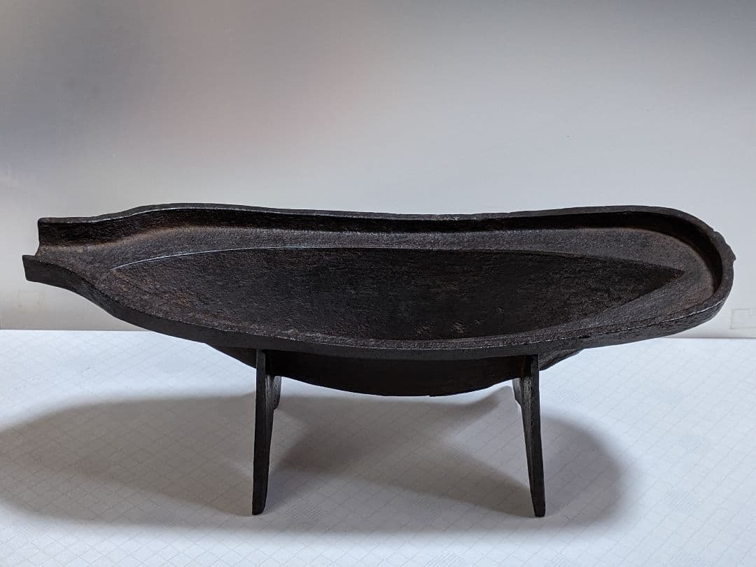 薬研 やげん 鉄製 漢方 粉砕 調剤道具 古民具アンティーク