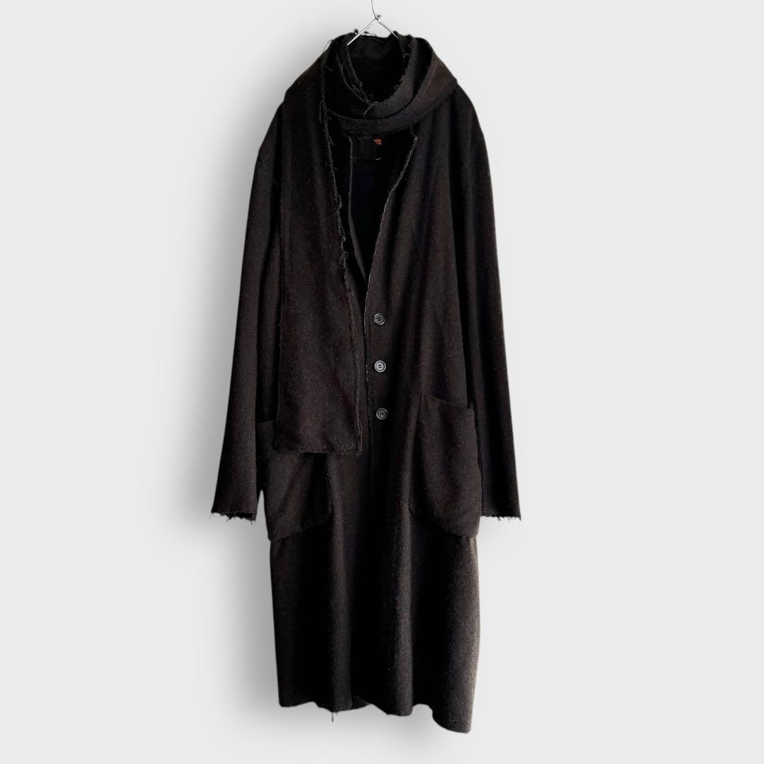 UNDERCOVER 06AW guruguru期 ウール縮絨ロングカーディガン