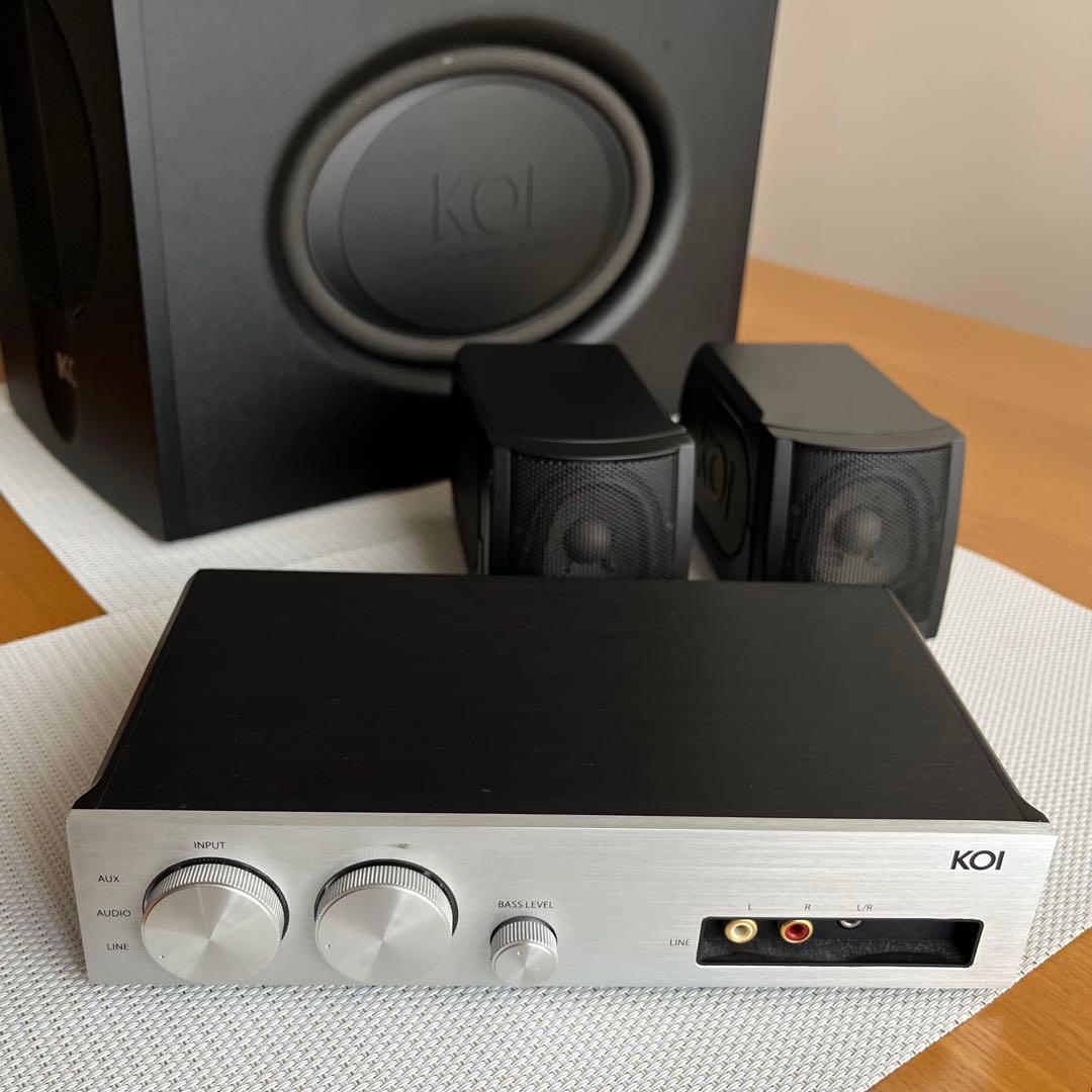 【付属品全揃い】KOI TIGER パワードスピーカーシステム