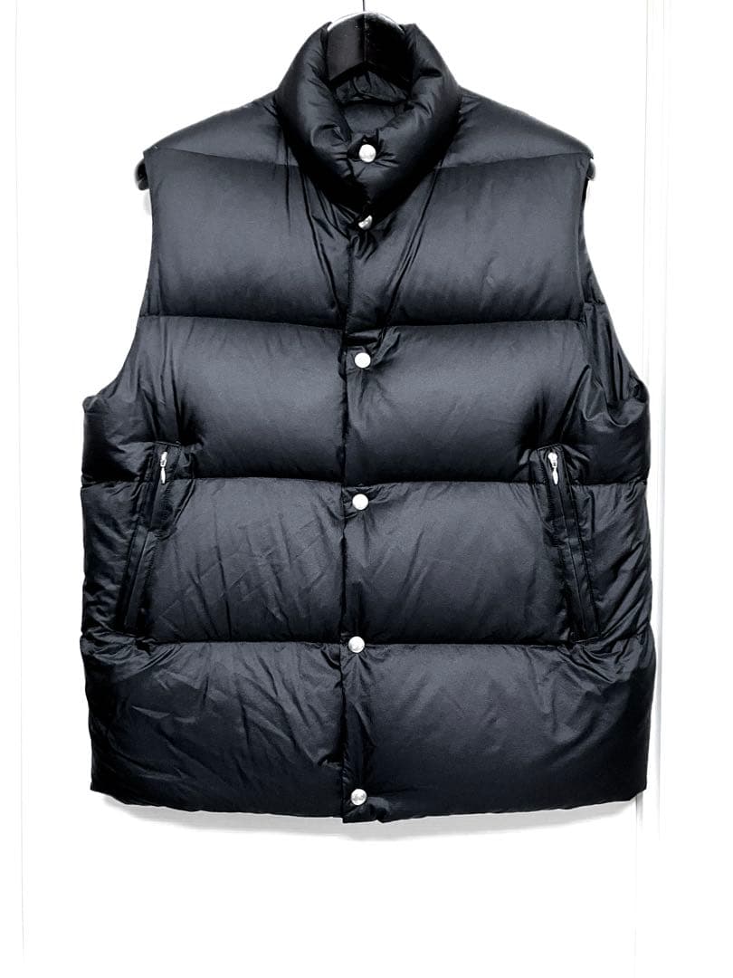 【23AW】comoli ダウンベスト サイズ 1 ブラック コモリ