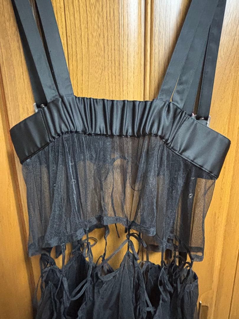 HARE ロングスカート ワンピース シアー ブラック