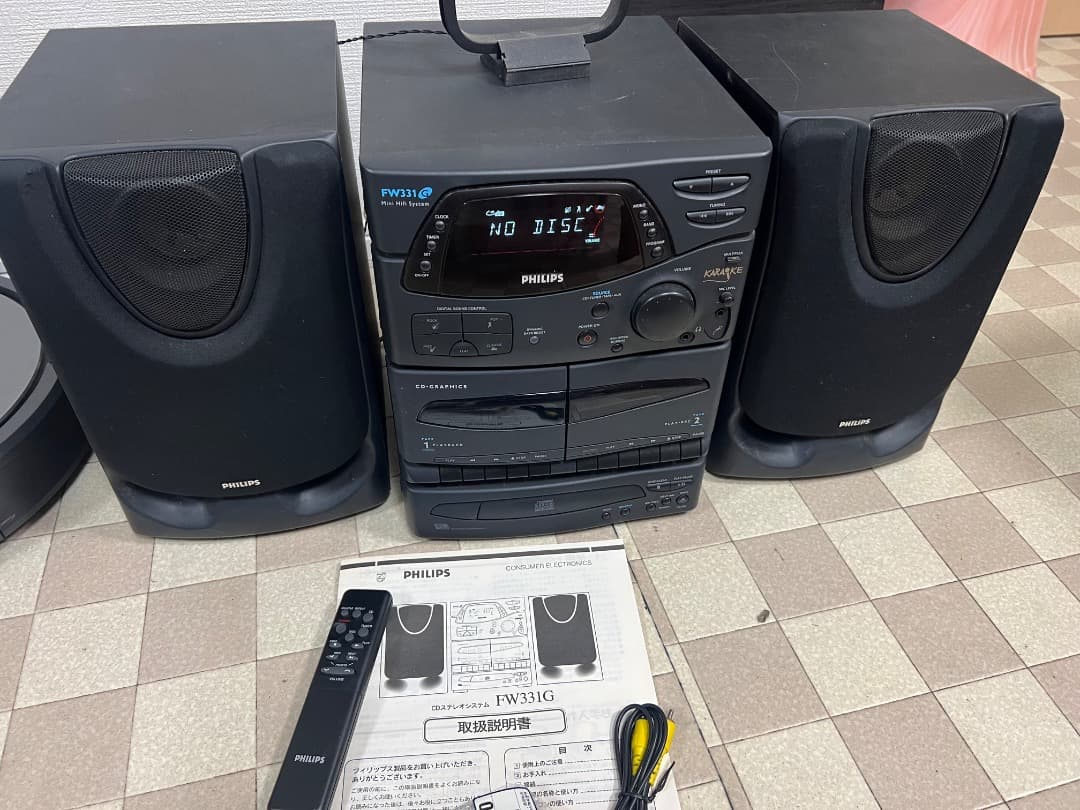 フィリップス FW331 ミニHiFiシステム