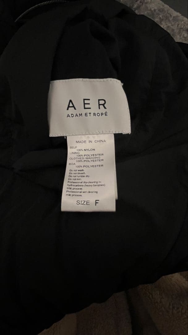 アダムエロペ　WEB限定　サステナブル　マルチWAYミドル丈ボアコンビブルゾン