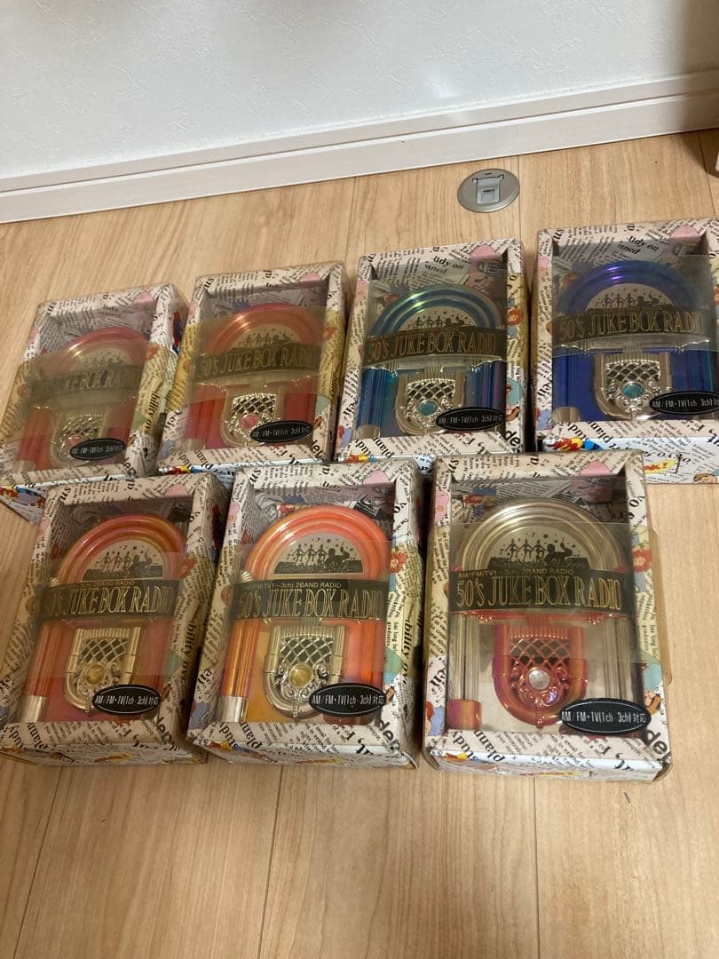 未使用未開封　50's JUKEBOX RADIO セット売り　ジュークボックス
