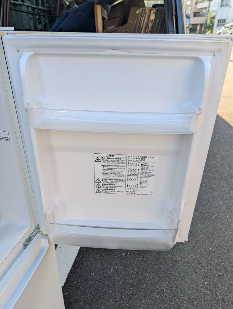＊東京都付近取引限定＊美品 ニトリ 106L 冷蔵庫 NTR-106 2019年
