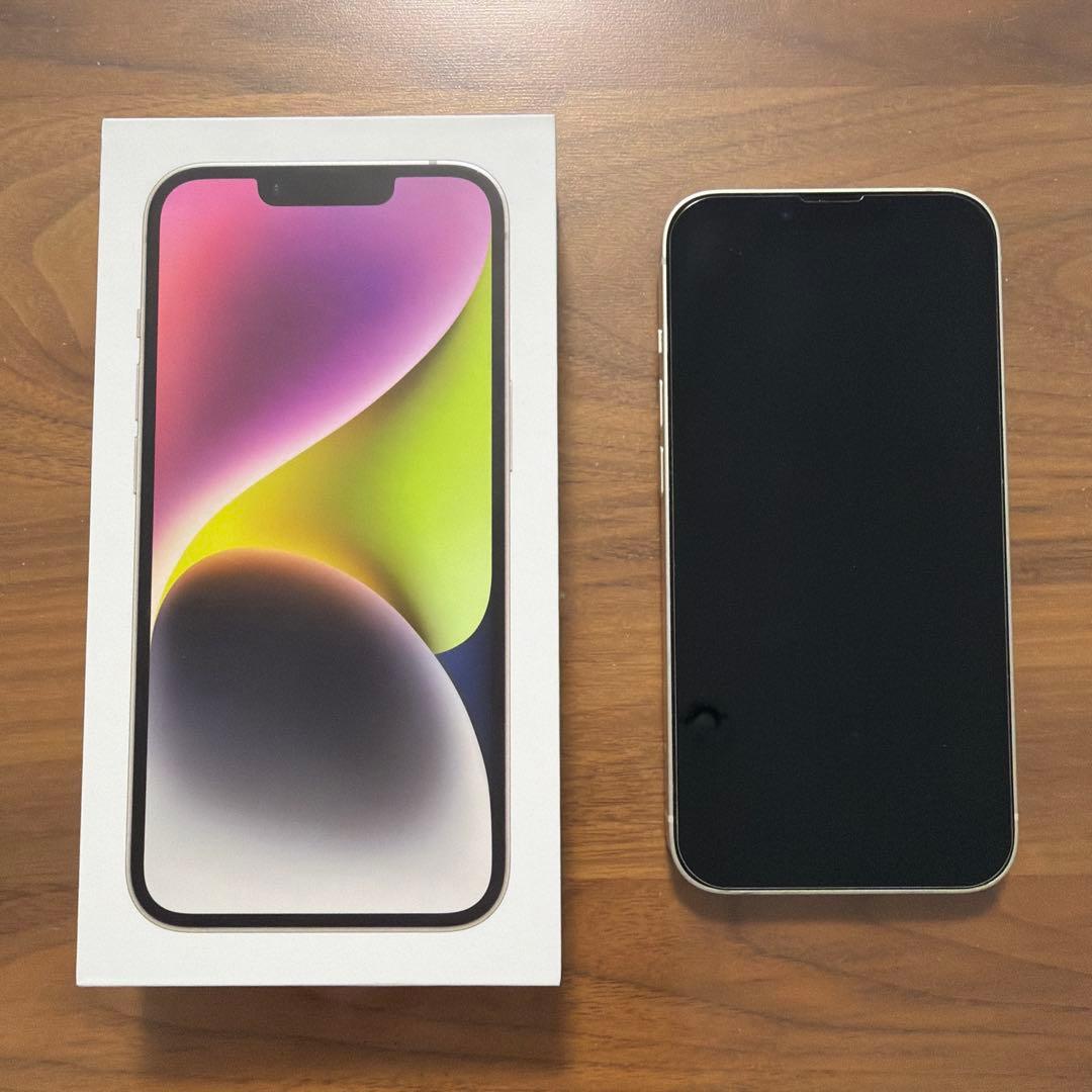 iPhone 14 256GB simフリー　ホワイト