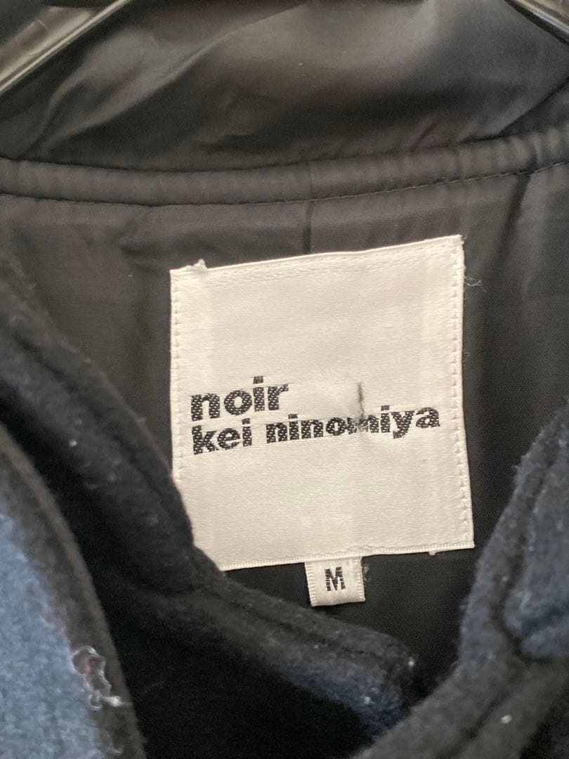 noir kei ninomiya ネイビー ダッフルコート M