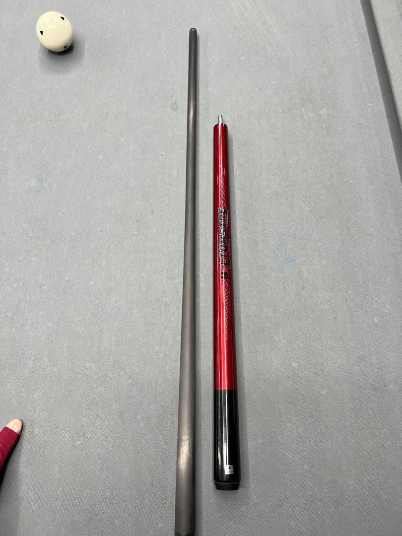 ビリヤードキューTHE CRACK 分割型JUMP CUE カーボンシャフト