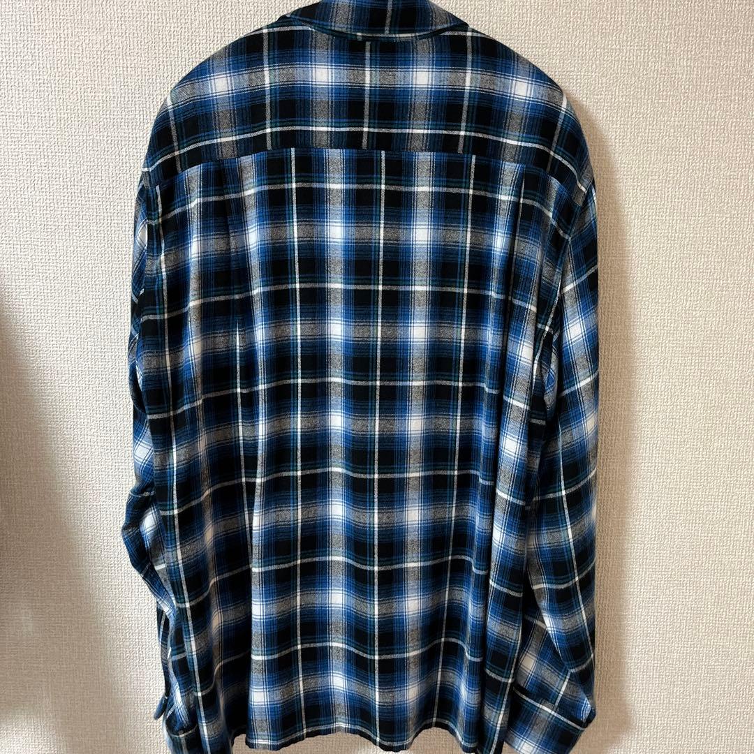 トップス WACKO MARIA CHECK REGULAR COLLAR SHIRT