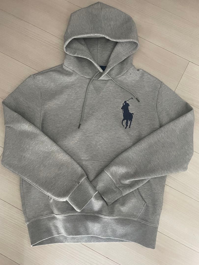Polo Ralph Laurenビッグポニーグレー パーカー Mサイズ極美品！