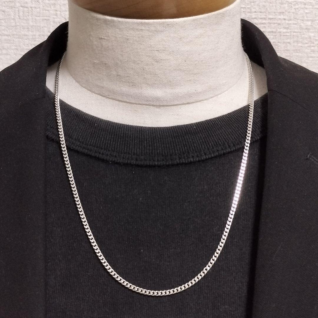 グッチ ネックレス 喜平 キヘイ 55cm シルバー GG GUCCI